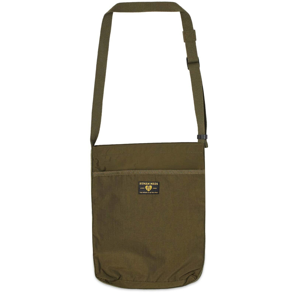 Human Made Men's Military Shoulder Bag in Olive Drab Human Made