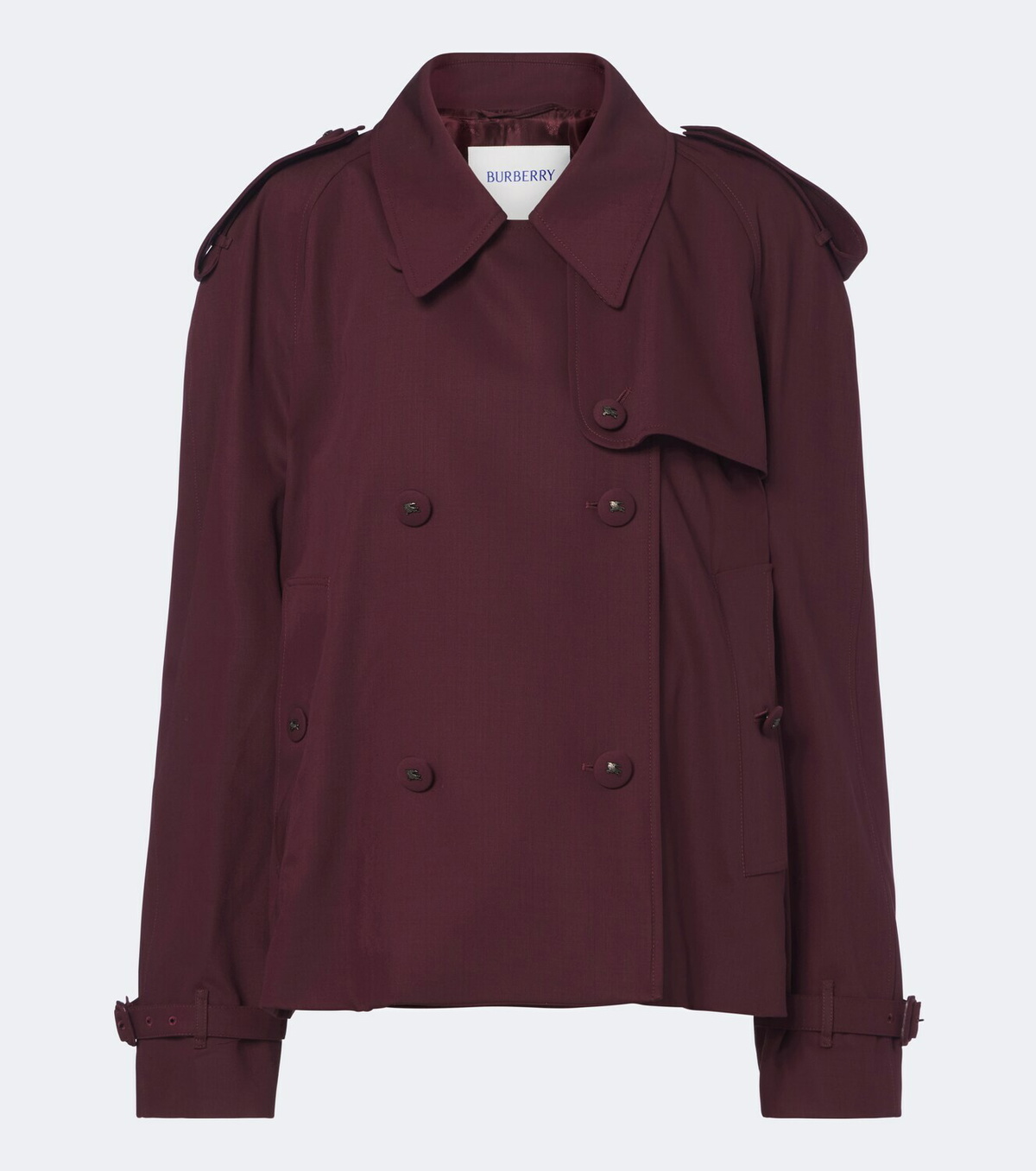 Burberry Mayfair wool twill trench jacket