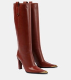 Etro Leather knee-high boots