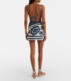 SIR Lilou printed cotton beach cover-up