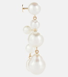 Sophie Bille Brahe - Beverly 14kt gold earrings with pearls