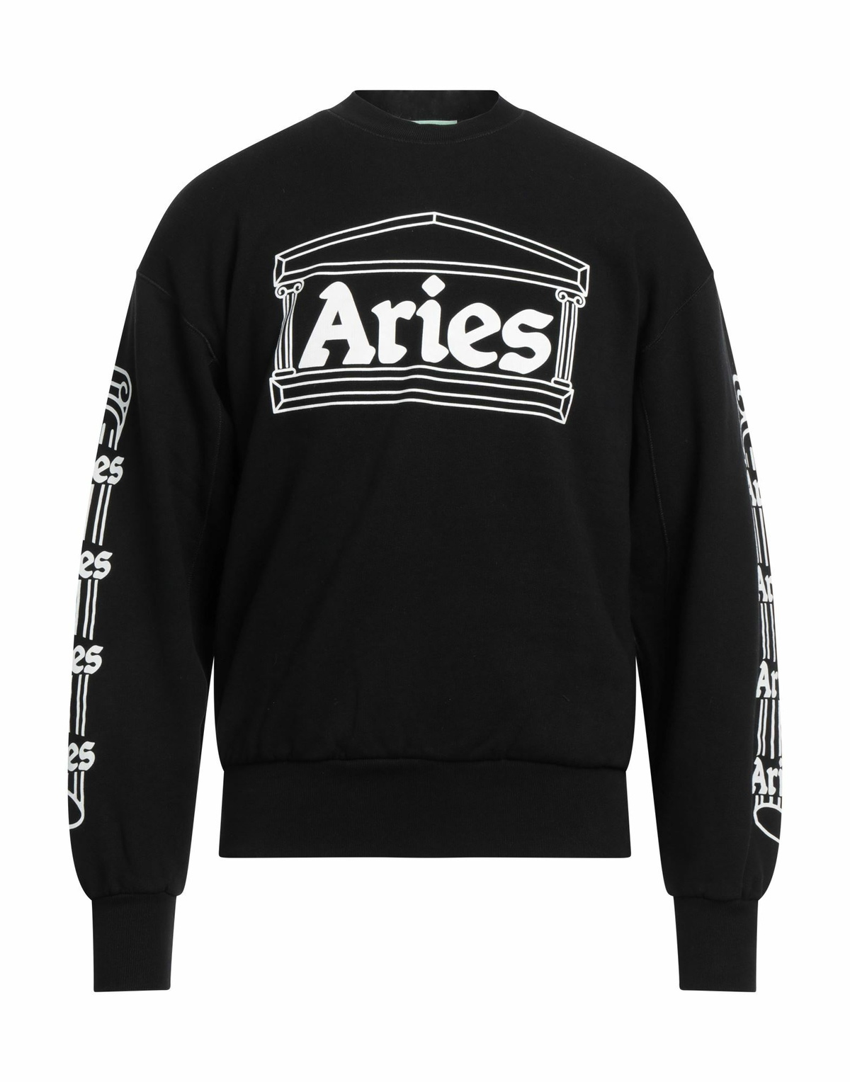 Aries Mens Sweatshirt in Black