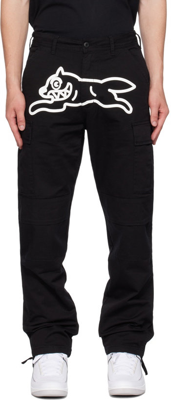 Photo: ICECREAM Black Running Dog Cargo Pants