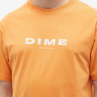 Dime Men's Block Font T-Shirt in Jupiter