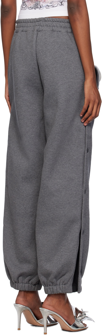 Y/Project Gray Snap Off Lounge Pants Y/Project