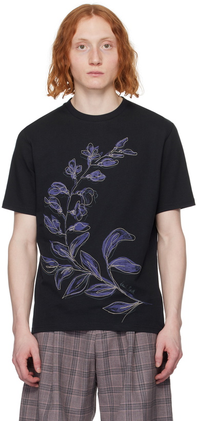 Photo: Paul Smith Navy Laurel T-Shirt