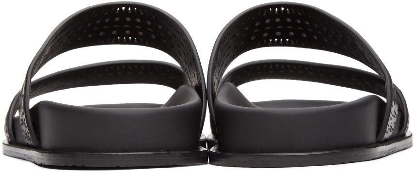 alaia mule black vienne lambskin