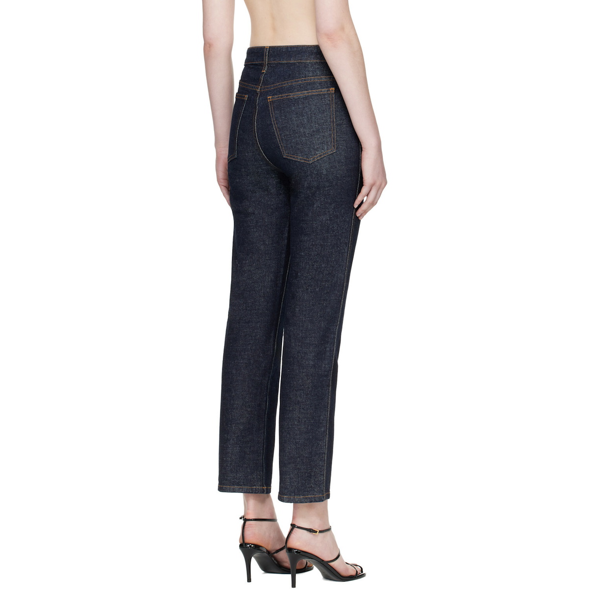 KHAITE Blue Abigail Stretch Jeans