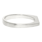 Jil Sander Silver Geometry Ring