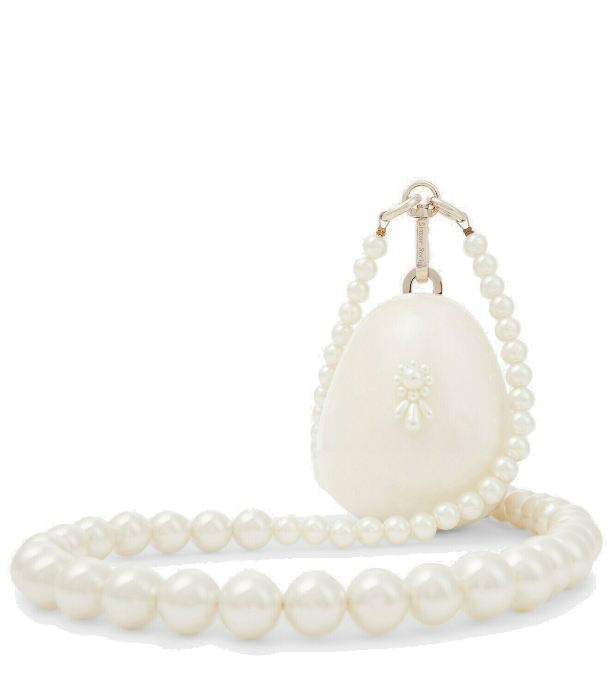 Simone Rocha - Nano Egg pearl-embellished clutch Simone Rocha
