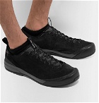 Arc'teryx - Acrux SL Mesh-Panelled Suede and GORE-TEX Hiking Sneakers - Men - Black