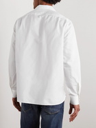 Ralph Lauren Purple label - Camp-Collar Cotton and Silk-Blend Shirt - White