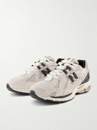 New Balance - 1906 Protection Pack Brushed-Suede and Mesh Sneakers - Gray
