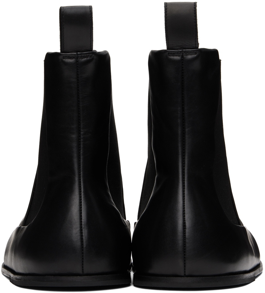 Marsèll Black Accomoda Beatle Chelsea Boots