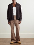 Séfr - Myles Pointelle-Knit Cotton-Blend Cardigan - Brown