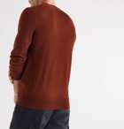 Theory - Slim-Fit Wool Sweater - Brown