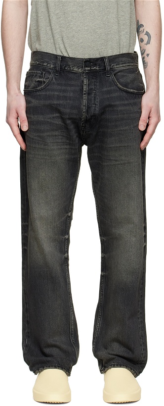 Photo: Essentials Black Faded Jeans