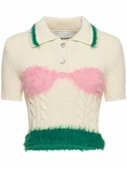 ANDERSSON BELL Hayes Lingerie Intarsia Knit Top