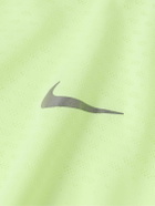 NIKE RUNNING - Stride Dri-FIT ADV Mesh T-Shirt - Yellow