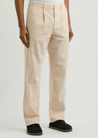 Percival Program Straight-leg Cotton Trousers Cream