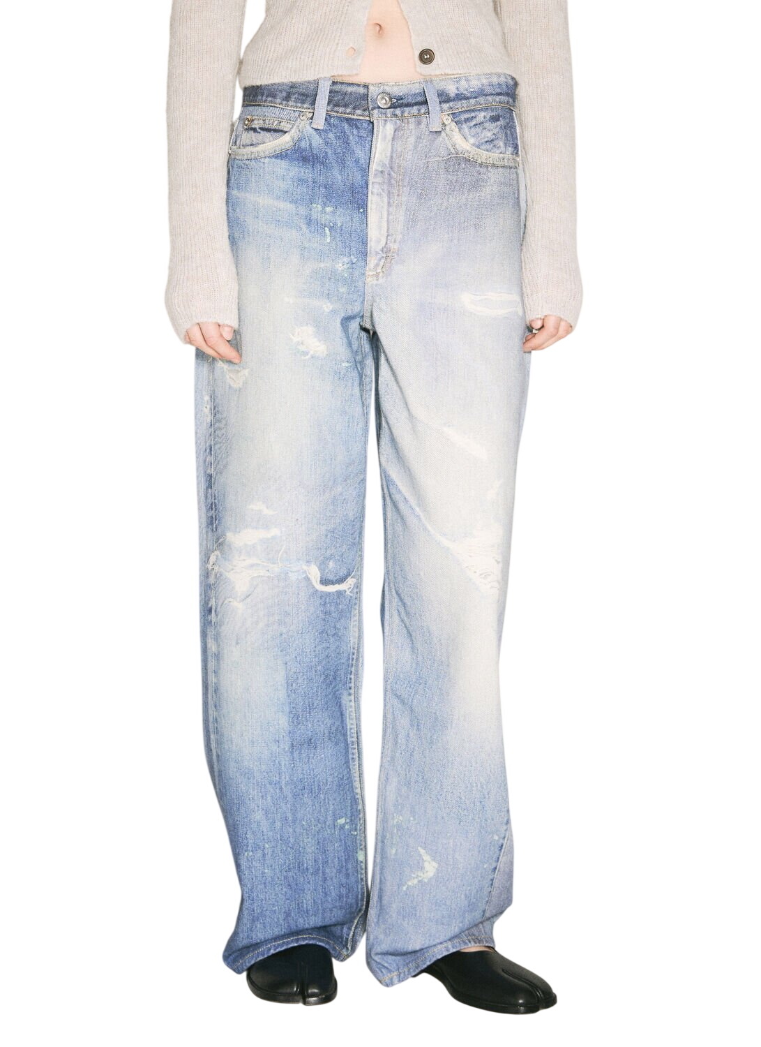 Our Legacy Women's Treble Cut in Shadow Wash Denim Our Legacy