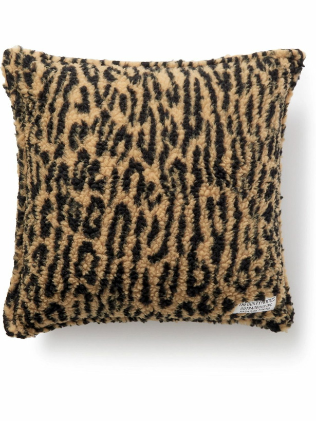Photo: Wacko Maria - Boa Leopard-Print Fleece Pillow