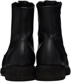Guidi Black Horse Double Front Zip Boots