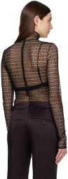 Givenchy Black Turtleneck Bodysuit