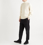 Officine Générale - Ribbed Virgin Wool-Blend Rollneck Sweater - Neutrals