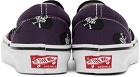 WACKO MARIA Purple Vans Edition Vinyl OG Slip-On LX Sneakers