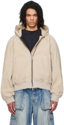 B1ARCHIVE Beige Zip Jacket