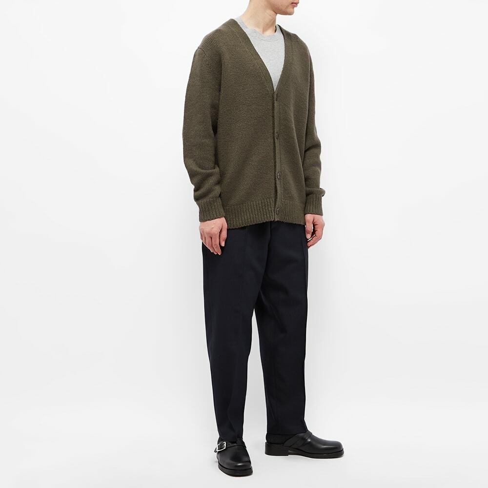 Acne Studios Men's Korval Cardigan in Forest Green Acne Studios