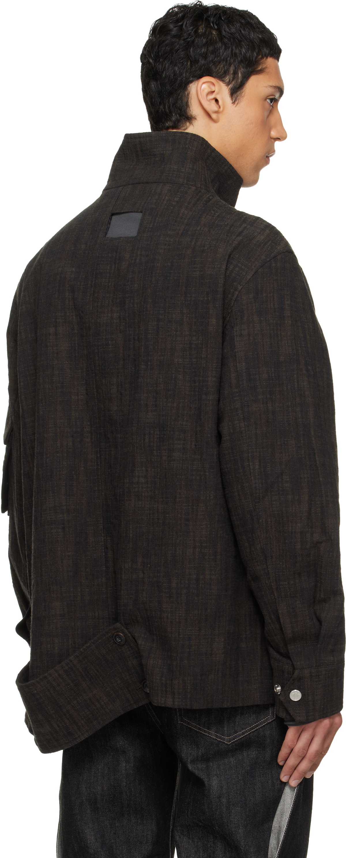 NULLUS Black & Brown Deconstructed Multi-Form M65 Jacket