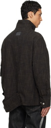 NULLUS Black & Brown Deconstructed Multi-Form M65 Jacket