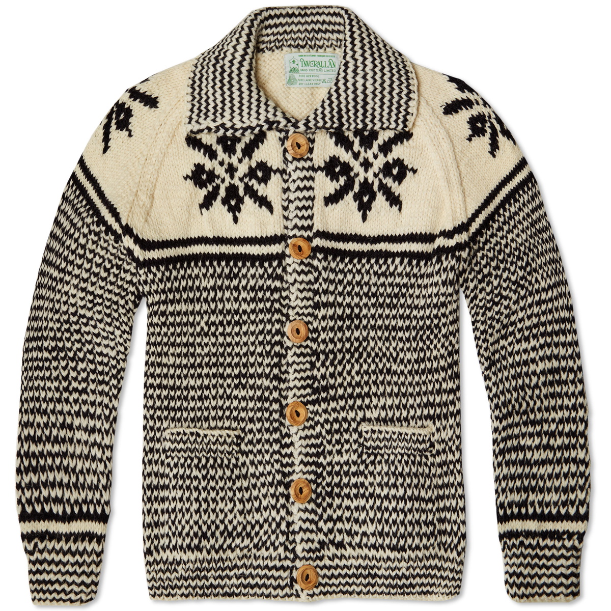 Inverallan 30E Swedish Lumber Snowflake Cardigan Inverallan