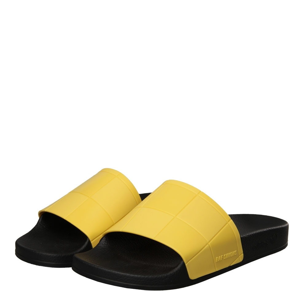 Adilette Slides - Black/Yellow