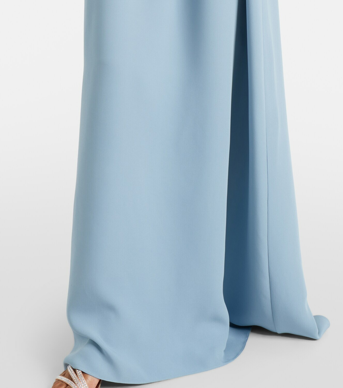 Valentino Cady Couture feather-trimmed gown