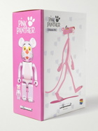 BE@RBRICK - Pink Panther 100% 400% Printed Chrome PVC Figurine Set