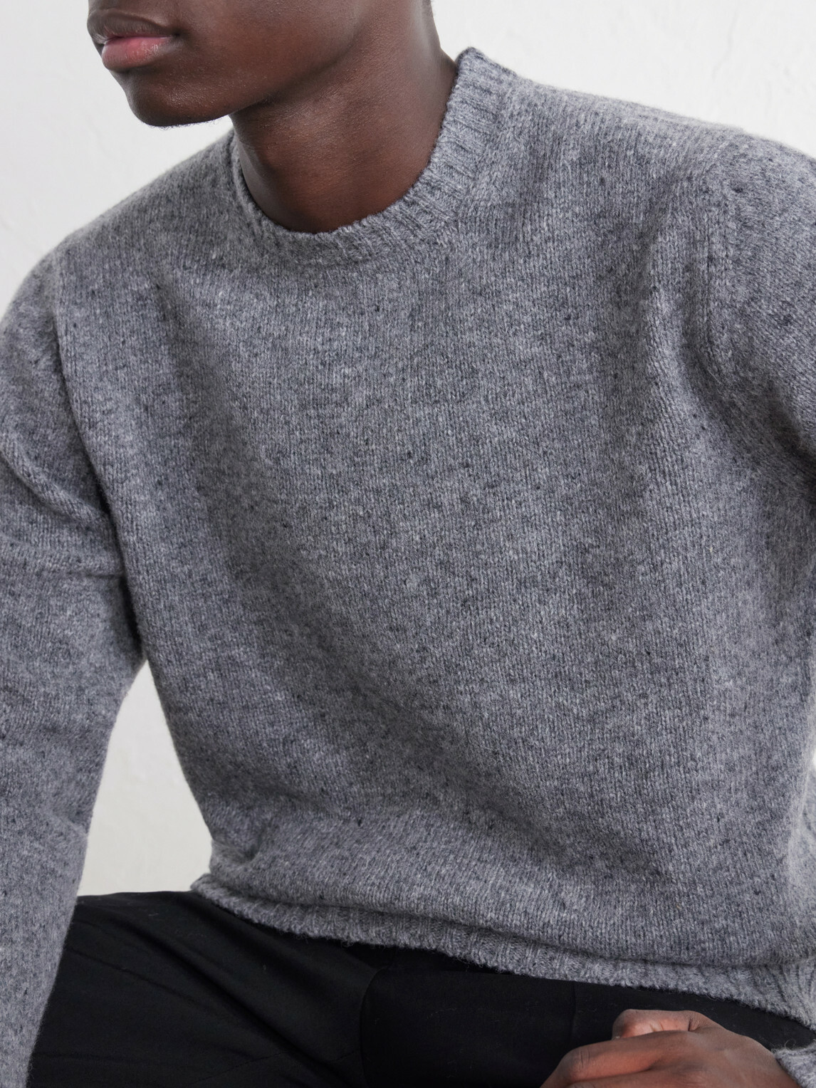 William Lockie - Aryan Wool Sweater - Gray