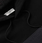 Givenchy - Logo-Appliquéd Loopback Cotton-Jersey Hoodie - Black