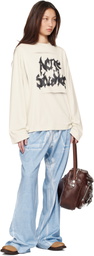 Acne Studios Off-White Gothic Logo T-shirt