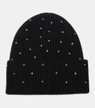 Versace Embellished wool beanie
