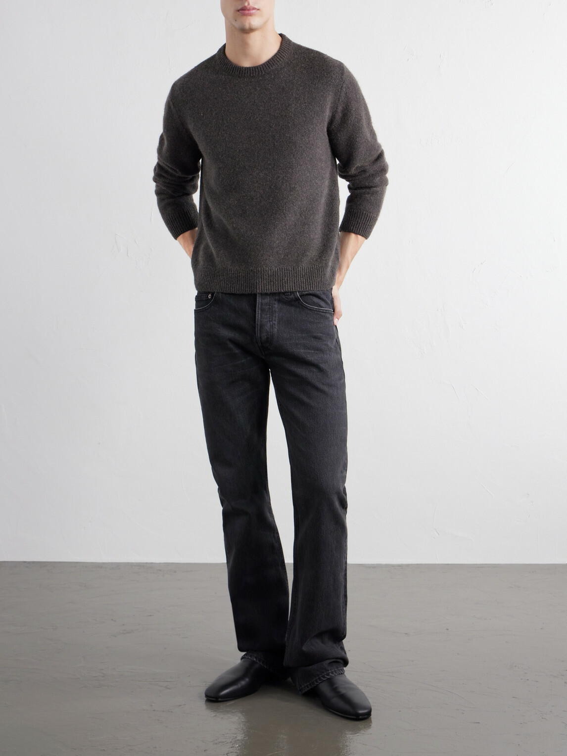 TOTEME - Camel Hair Knit Sweater - Brown