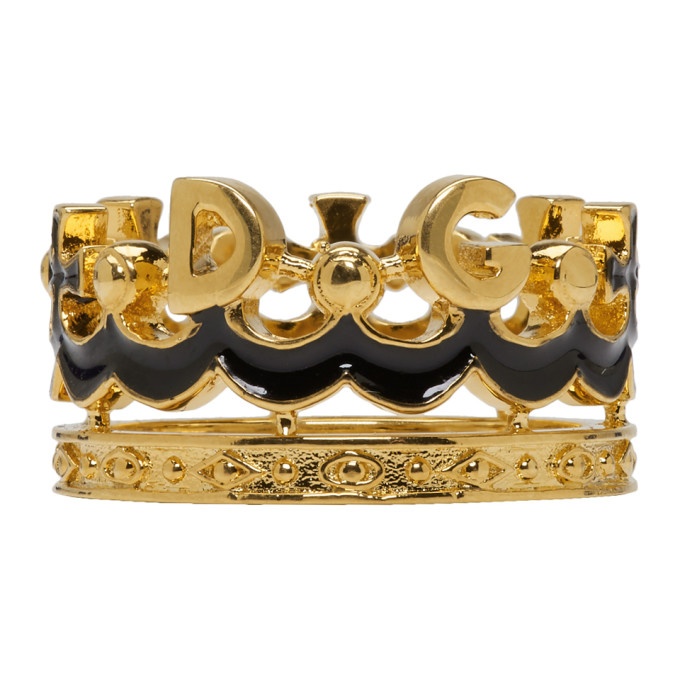 Photo: Dolce and Gabbana Gold Crown Ring