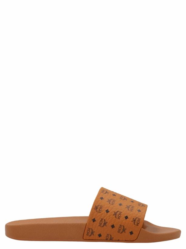 Photo: MCM All-over Monogram Slides
