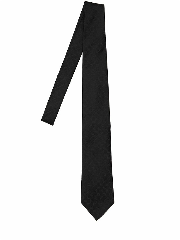 Photo: GUCCI - 8cm Gg Silk Jacquard Tie