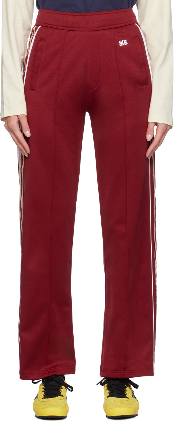 Wales Bonner Red Shine Lounge Pants Wales Bonner