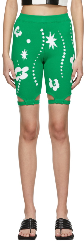 Photo: Kijun Green Banding Bike Shorts