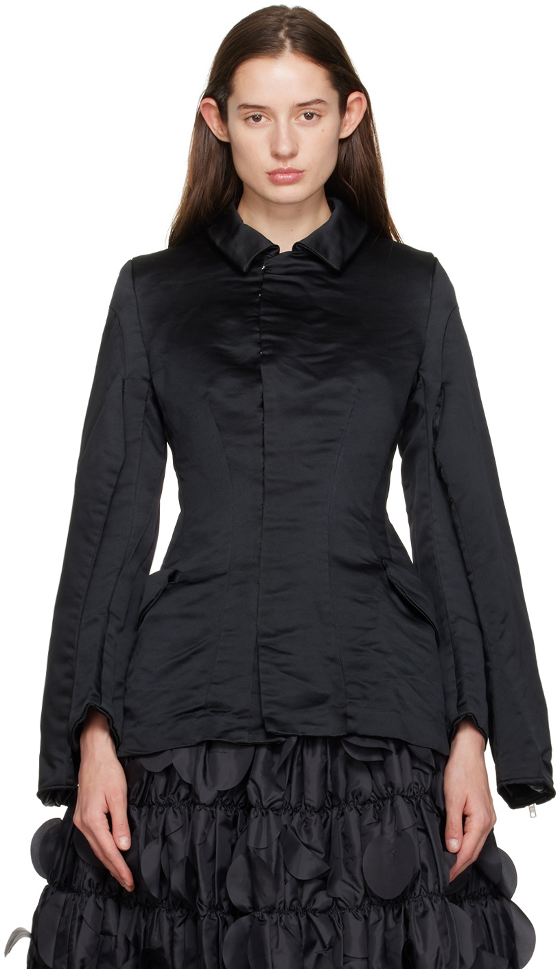 Comme des Garçons Comme des Garçons Black Double Sleeve Jacket Comme ...