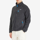 Patagonia Men's Retro Pile Fleece Jacket in Pitch Blue/Endless Blue